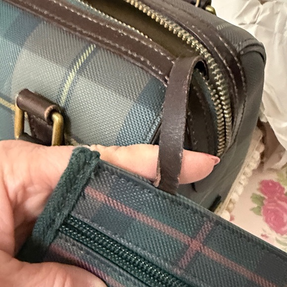 Ralph Lauren plaid mini Boston bag - Picture 8 of 9